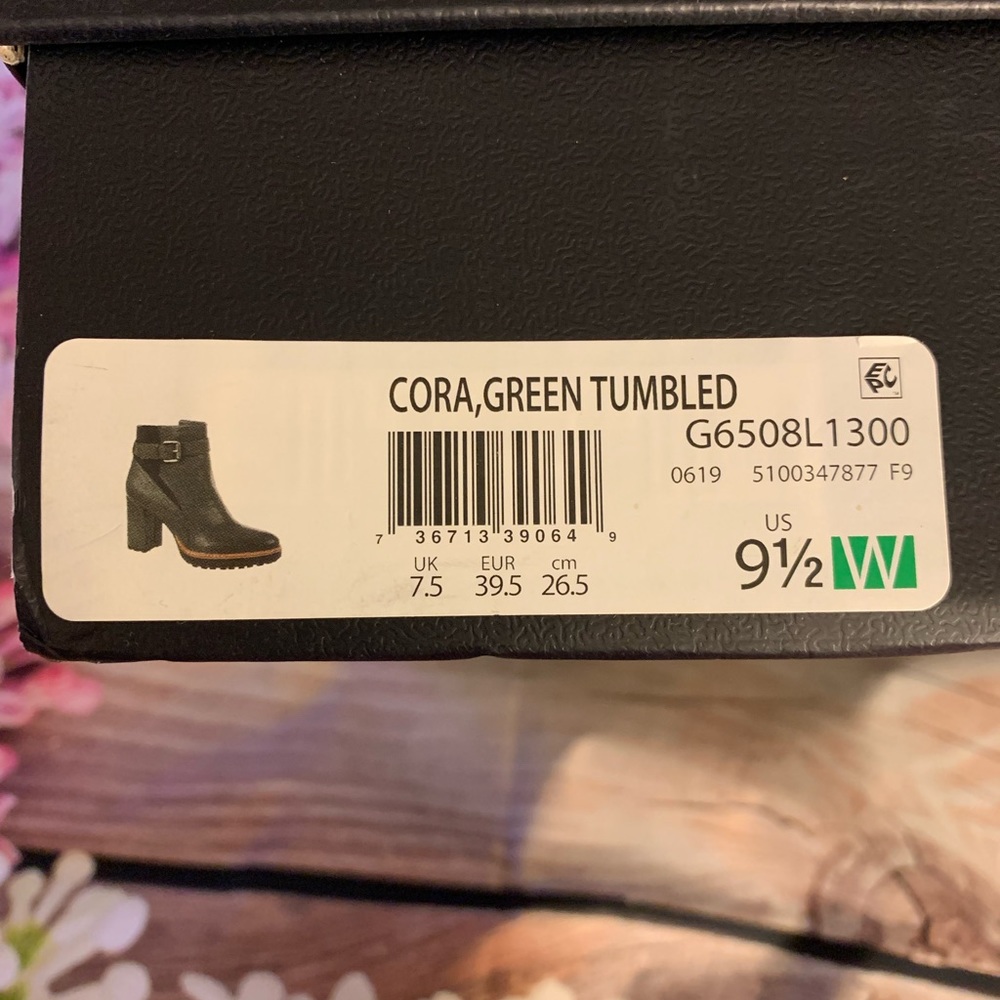 Naturalizer Cora Green Tumbled 🥾 9.5WIDE - Picture 6 of 9